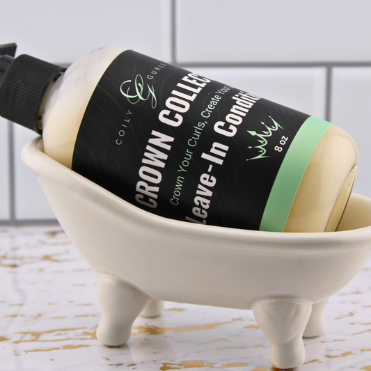 Leave-In Conditioner for 4C natural hair in pump bottle with aloe vera ingredients