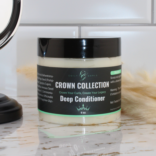 Deep Conditioner treatment jar for 4C coily hair intensive moisture therapy