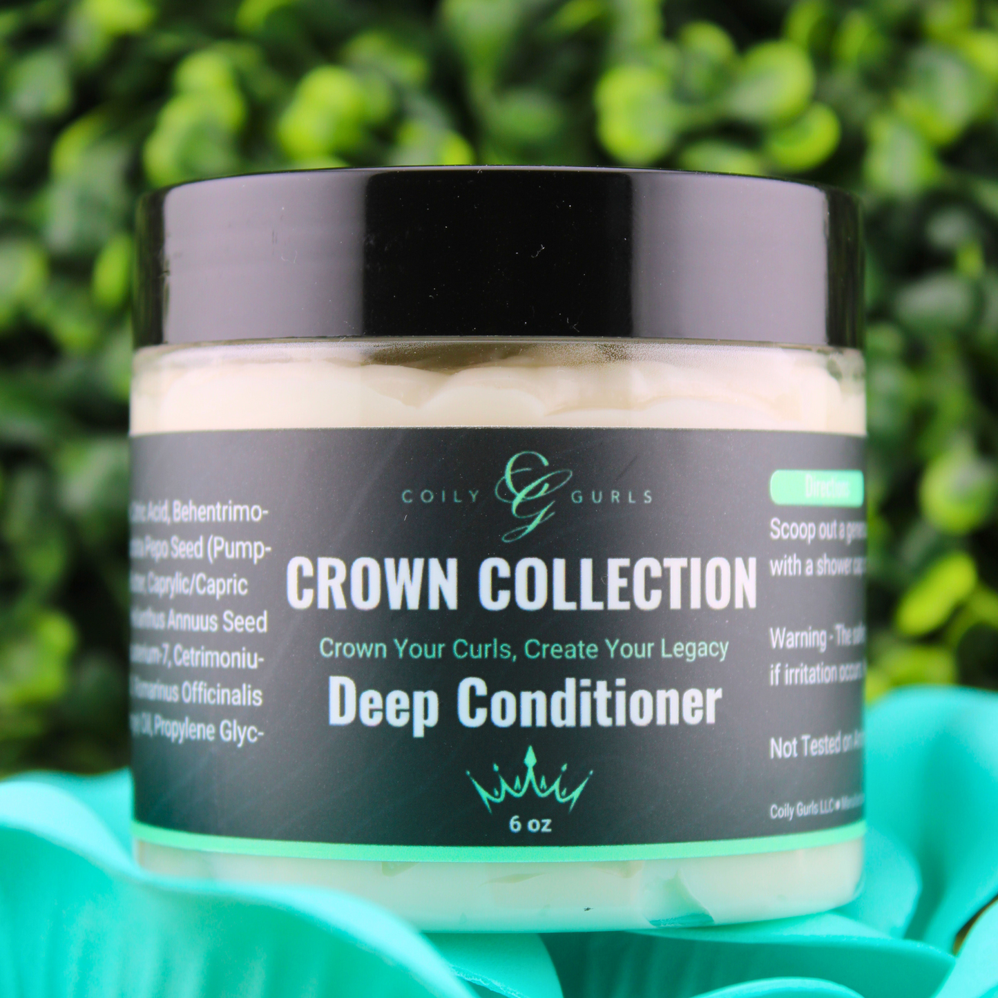 Deep Conditioner treatment jar for 4C coily hair intensive moisture therapy