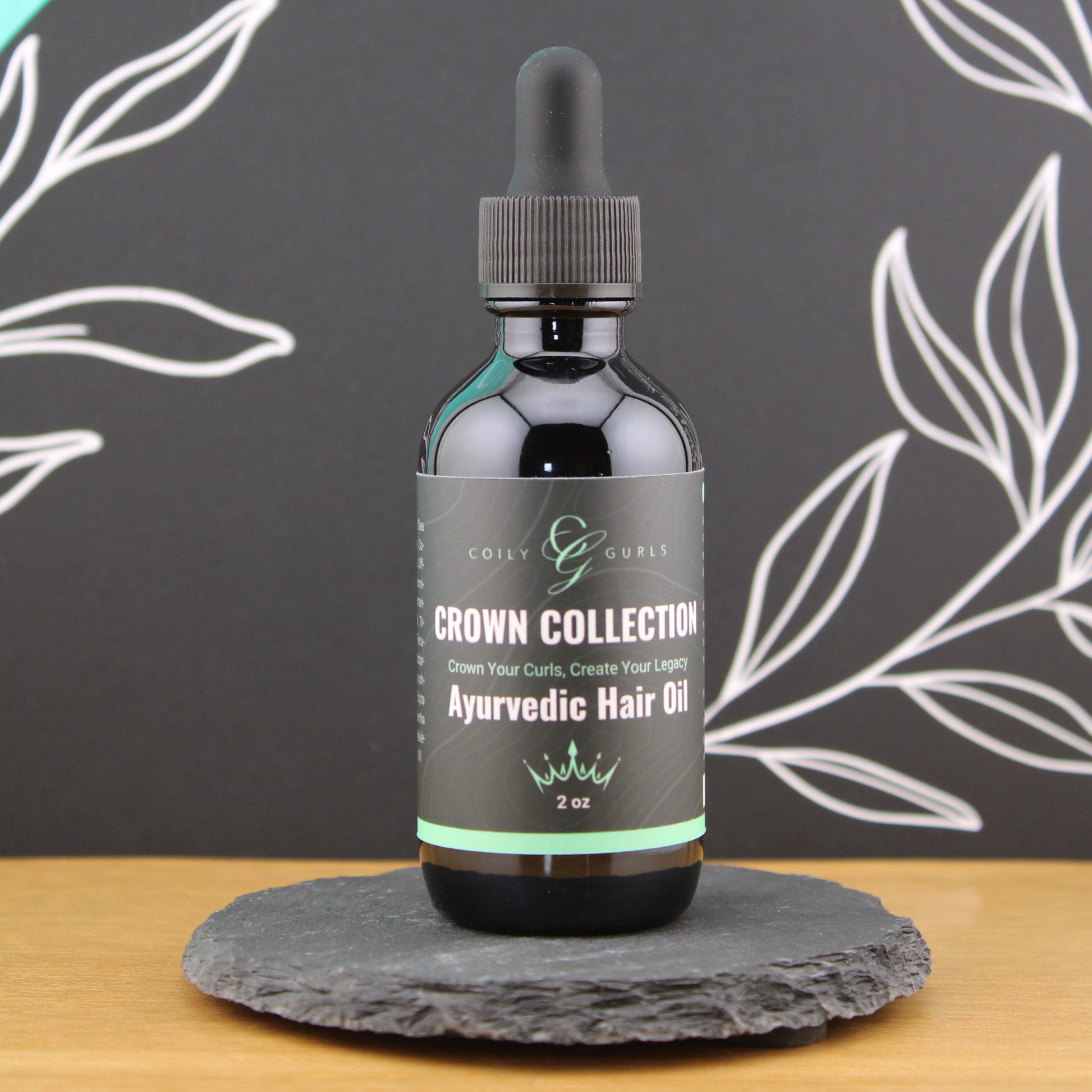 Ayurvedic Hair Oil bottle for natural hair growth and scalp nourishment