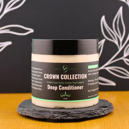 Deep Conditioner treatment jar for 4C coily hair intensive moisture therapy