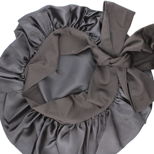 Satin Bonnet with Adjustable Tie