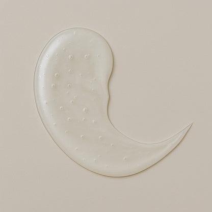 Creamy texture swatch of Coily Gurls hair product showing consistency and application